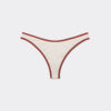 Brazilian bikinibroekjes met tweekleurige bies