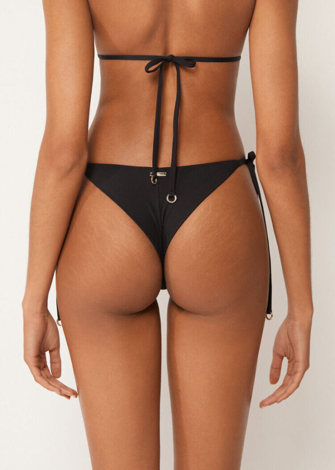Brazilian bikinibroekjes met vetersluiting, premium pasvorm
