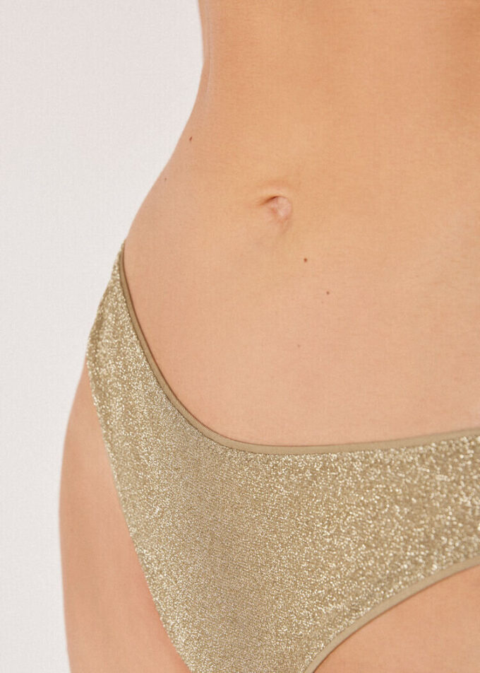 Brazilian bikinibroekjes Metallic Glow