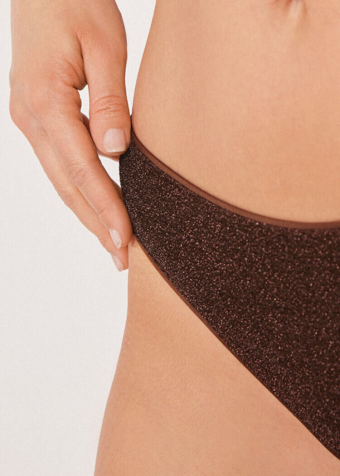 Brazilian bikinibroekjes Metallic Glow