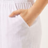 Broek van linnen en viscose