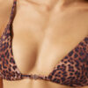 Bruine Animalier Triangel bikinitops