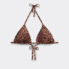 Bruine Animalier Triangel bikinitops