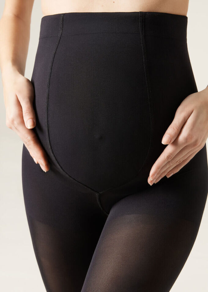 Dichte, matte Maternity-panty van 60 denier