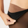 Dichte panty met doorschijnend effect