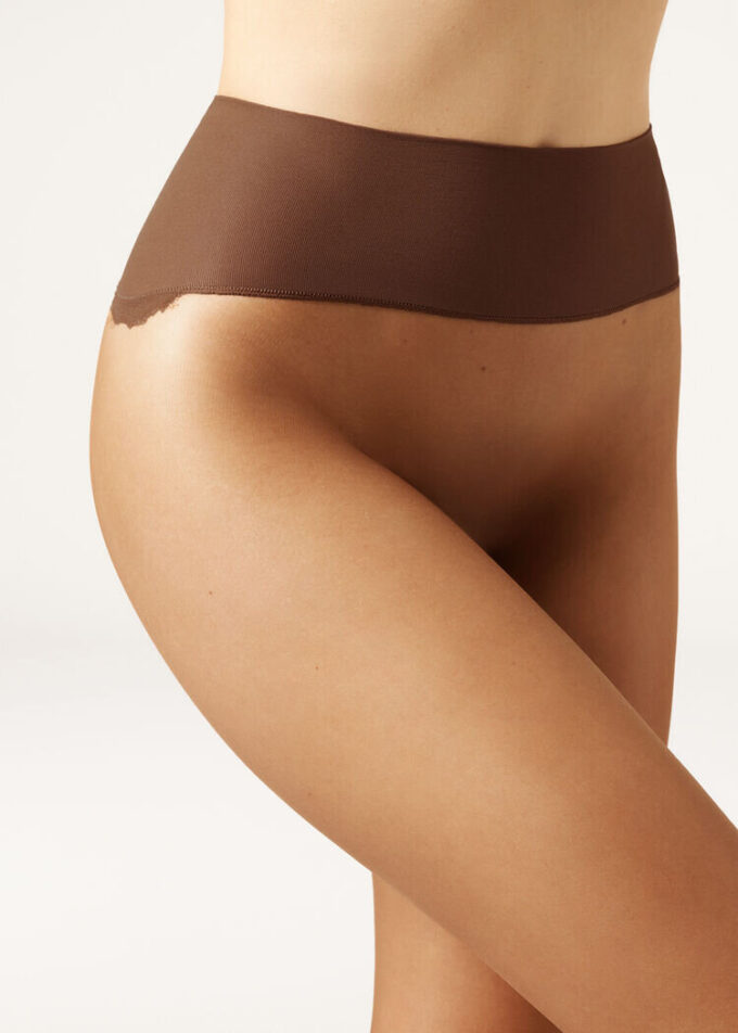 Doorschijnende, matte panty met onzichtbaar make-upeffect, 15 denier