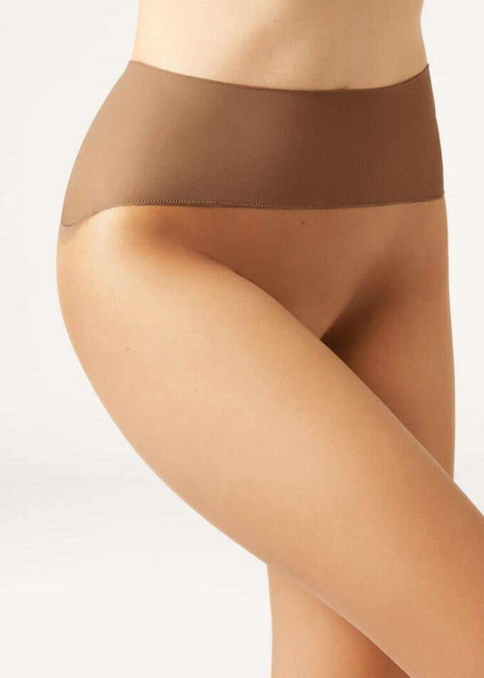 Doorschijnende, matte panty met onzichtbaar make-upeffect, 15 denier