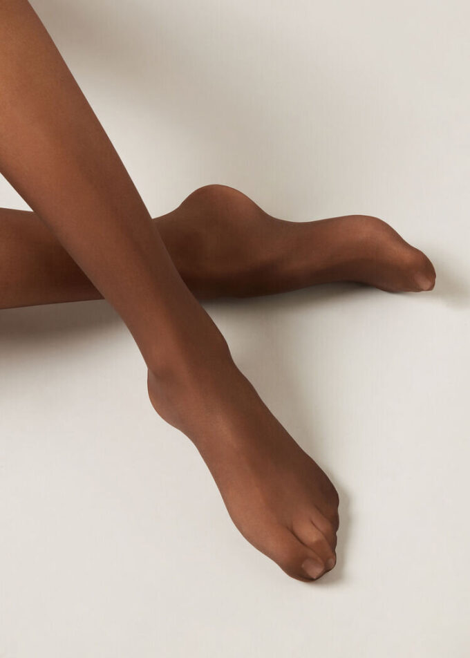 Doorschijnende, matte panty met onzichtbaar make-upeffect, 15 denier