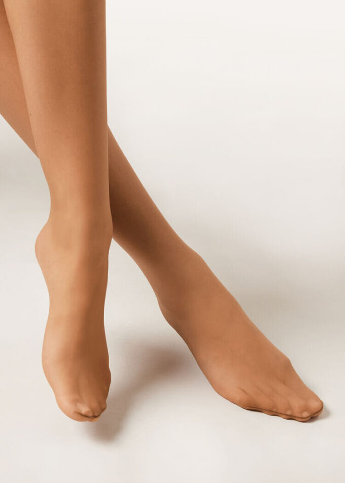 Doorschijnende, matte panty met onzichtbaar make-upeffect, 15 denier