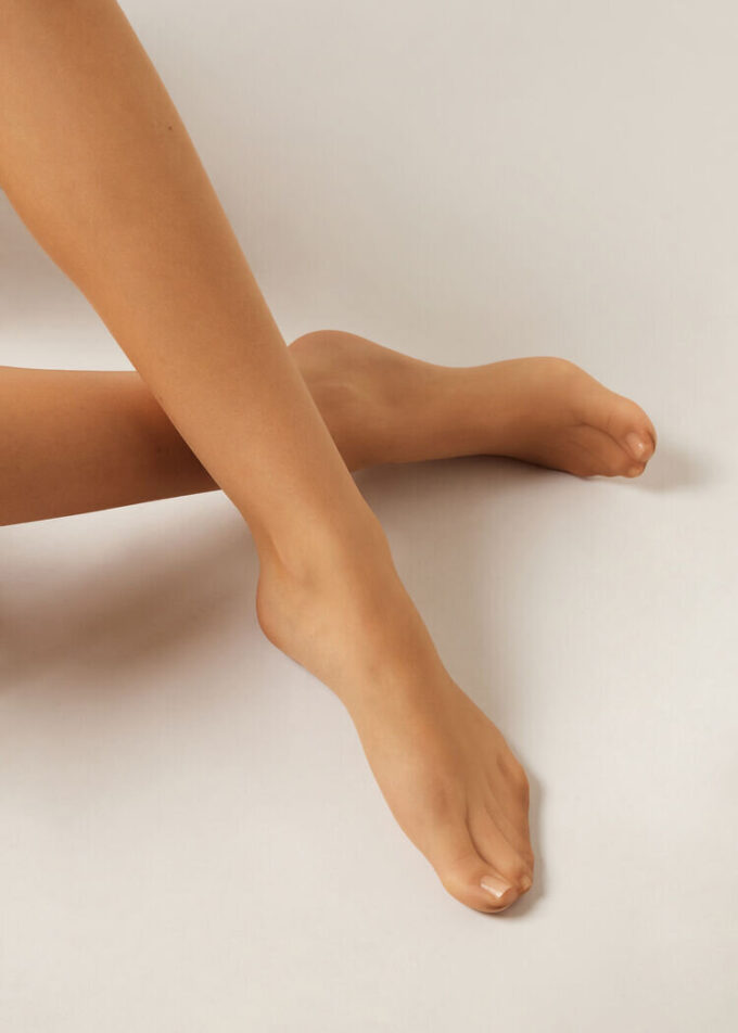 Doorschijnende, matte panty met onzichtbaar make-upeffect, 15 denier