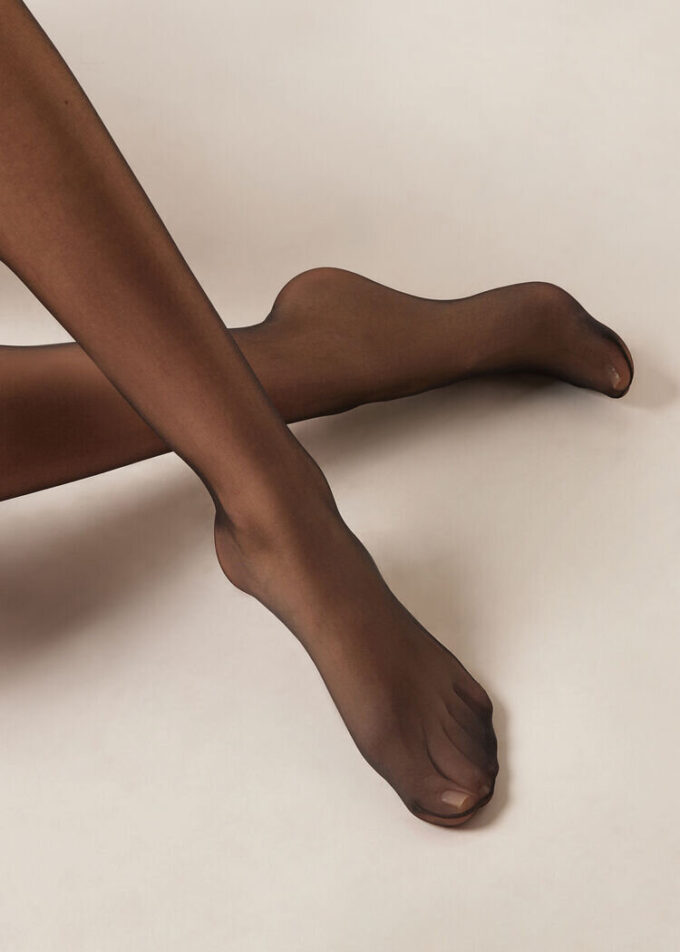 Doorschijnende, matte panty met onzichtbaar make-upeffect, 15 denier