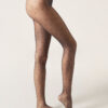Doorschijnende panty met stippen