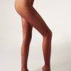 Doorschijnende panty met stippen