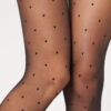Doorschijnende panty met stippen