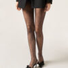 Doorschijnende panty met stippen