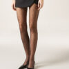 Doorschijnende panty met stippen