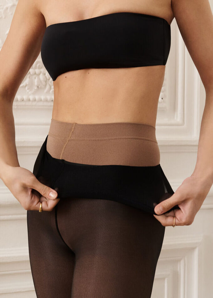 Doorschijnende Thermal panty