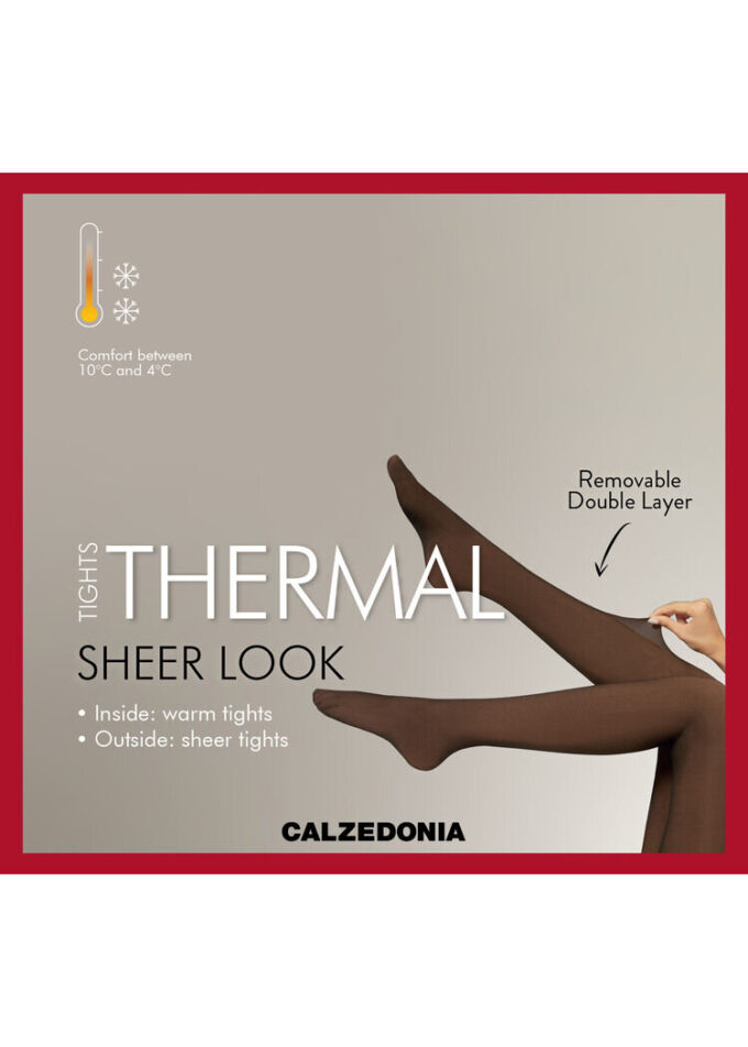 Doorschijnende Thermal panty
