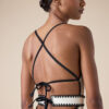 Eendelig zwempak Bicolor Embroidery