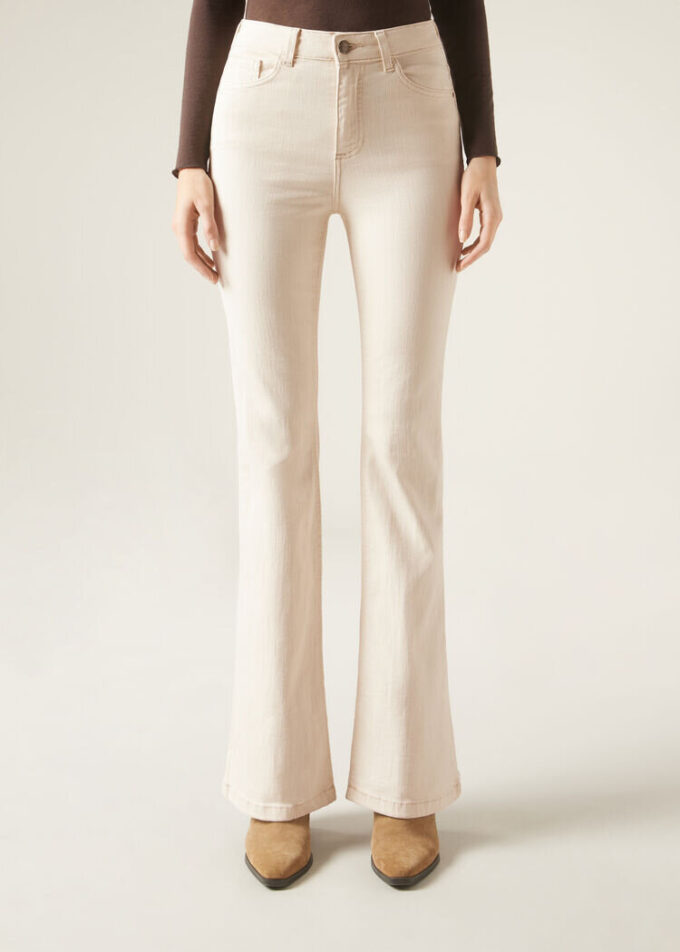 Flared stretchjeans
