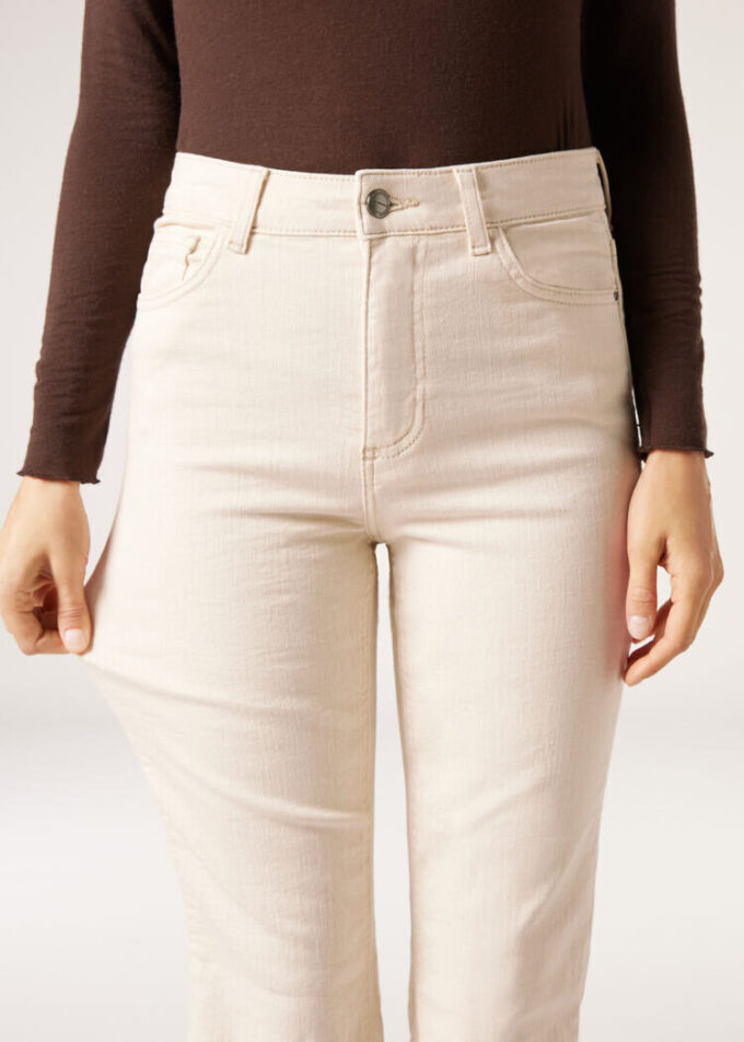Flared stretchjeans
