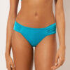 Gedrapeerd Brazilian bikinibroekje van glanzend satijn