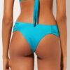 Gedrapeerd Brazilian bikinibroekje van glanzend satijn