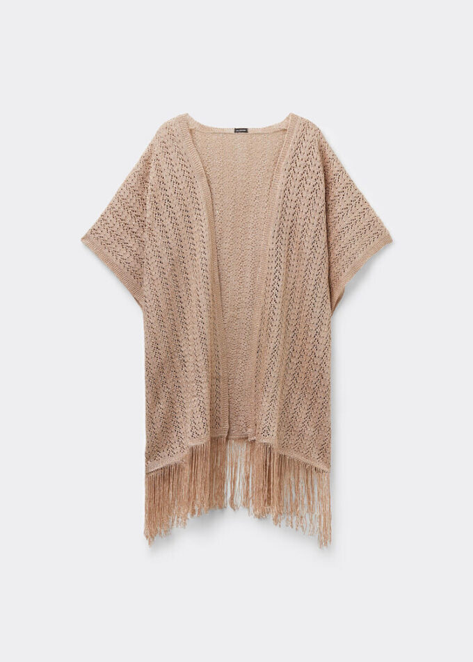 Gehaakt lamé vest