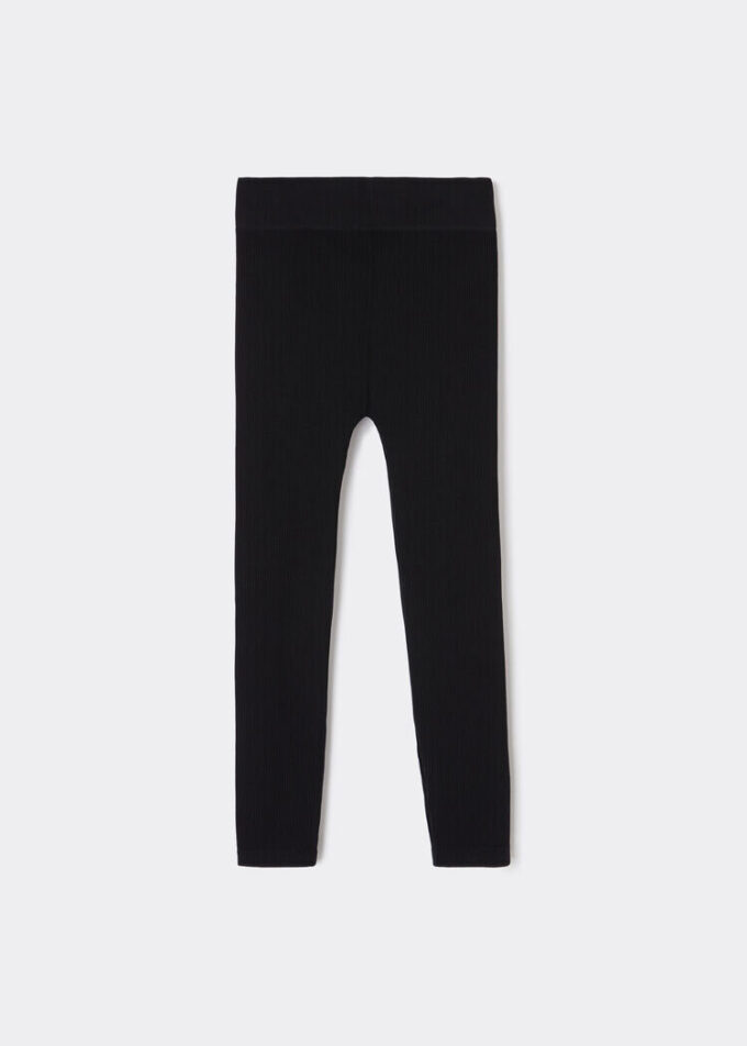 Geribbelde legging voor meisjes