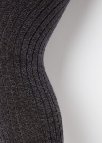 Geribde katoenen panty’s voor meisjes