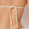 Gevoerde Triangel bikinitop met paillettennet