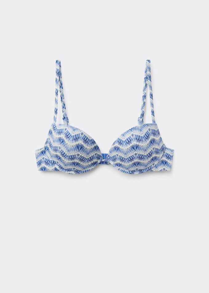 Gewatteerde Push-up bikinitop Water Reflection