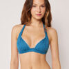 Gewatteerde Triangel bikinitop Sea Corals
