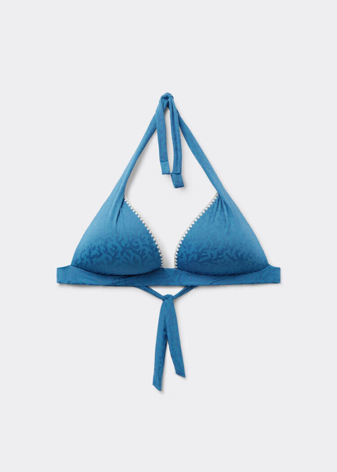 Gewatteerde Triangel bikinitop Sea Corals