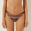 Gouden Chevron Brazilian bikinibroekjes