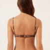 Gouden chevron Push-up bikinitop