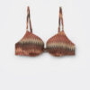Gouden chevron Push-up bikinitop