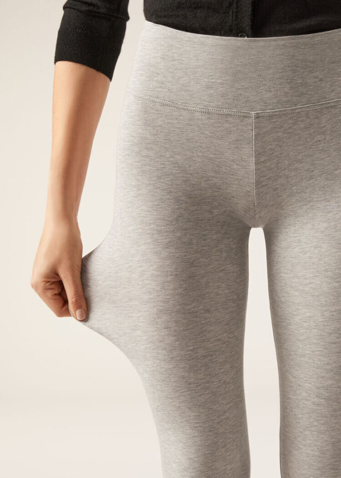 Katoenen capri-legging