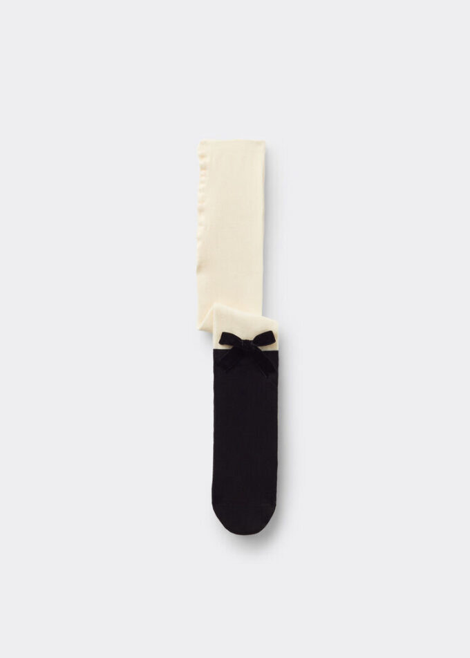 Katoenen longuette-panty voor meisjes