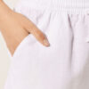 Linnen en viscose korte broek