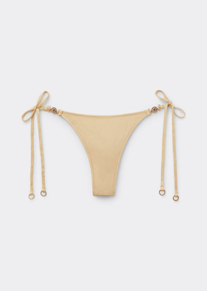 Minimal Fit bikinibroek met Strings