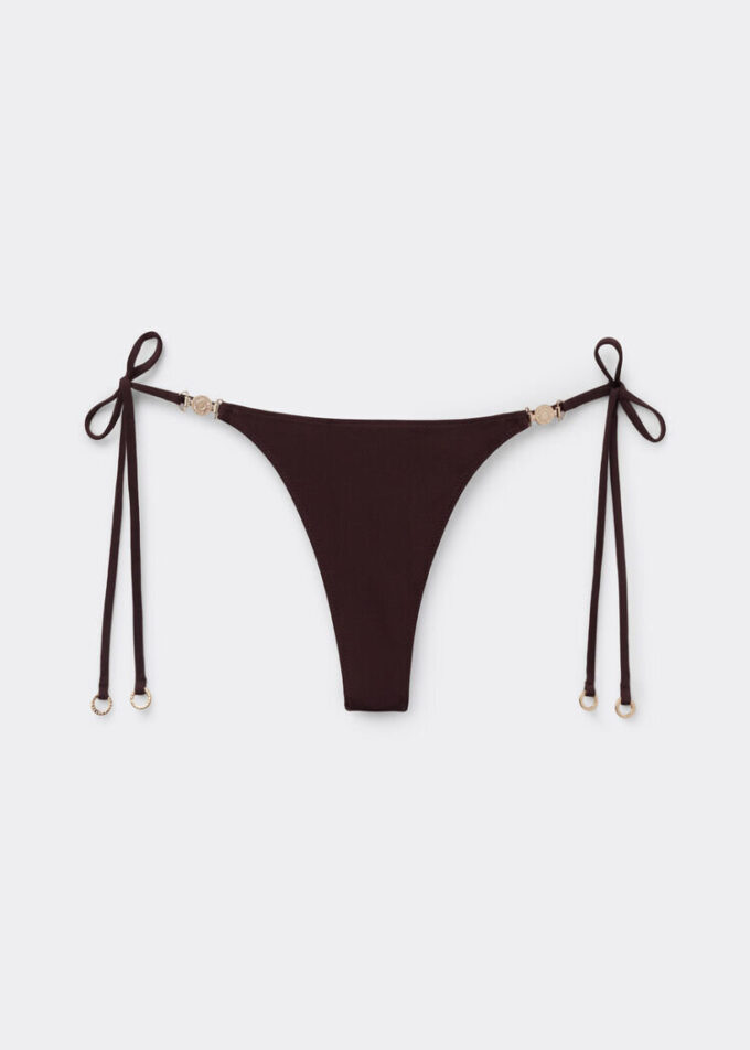 Minimal Fit bikinibroek met Strings