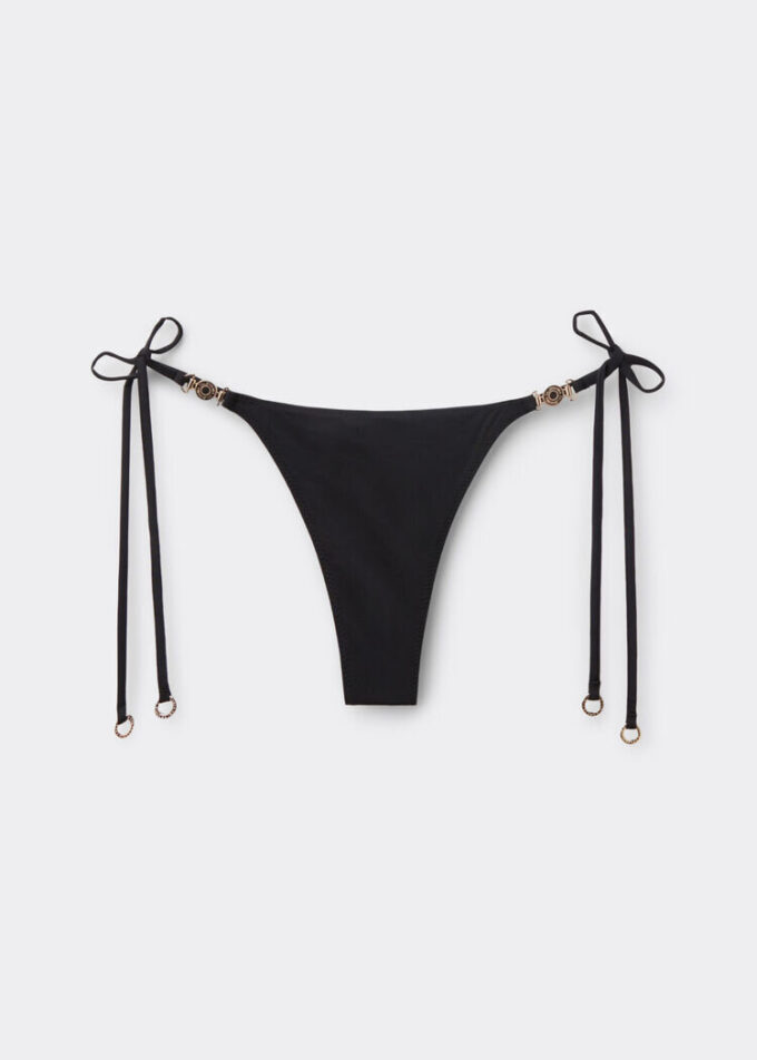 Minimal Fit bikinibroek met Strings