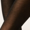 Ondoorzichtige, matte, ultralichte panty met kasjmier