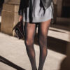 Ondoorzichtige, matte, ultralichte panty met kasjmier