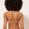 Push-up bikinitops glanzend satijn
