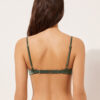 Push-up bikinitops glanzend satijn
