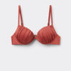 Push-up bikinitops glanzend satijn