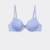 Push-up bikinitops glanzend satijn