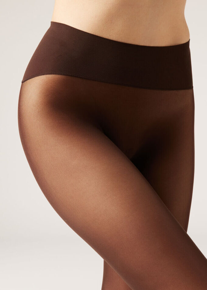 Semi-dichte, matte, onzichtbare 30 denier panty